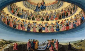 The Assumption of the Virgin, ca 1475. Artist: Botticini, Francesco (1446-1497) The Assumption of the Virgin, ca 1475. Artist: Botticini, Francesco (1446-1497)