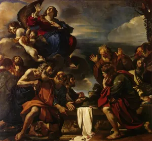 Guercino Prints: Assumption of the Virgin Mary, 1623. Creator: Guercino