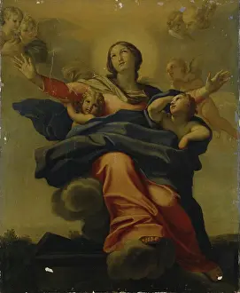 Heaven Prints: Assumption of the Virgin Mary, 1650. Creator: Niccolo Berrettoni