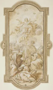 Assumption Prints: Assumption of the Virgin, n.d. Creators: Giacinto Calandrucci, Virgin Mary