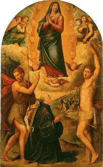 Celebrations Prints: The Assumption of the Virgin with Saint John the Baptist