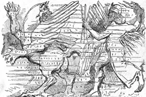 The Assyrian Hercules casting out the Evil Spirit, the Nineveh Court, Crystal Palace, Sydenham, 18 Creator: Unknown