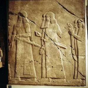 Comic Strip Prints: Assyrian relief of a procession, Pergamon Museum, Berlin