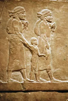 Nineveh Prints: Assyrian relief of refugees