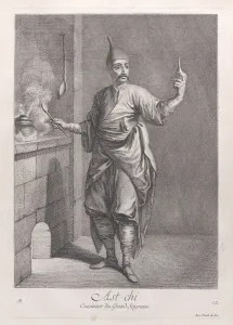 Chef Prints: Ast-chi, Cuisinier du Grand Seigneur, 1714-15. Creator: Unknown