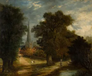 Birmingham Museums Trust Collection: Aston Church and Village, [undated] Now Aston, Birmingham. Creator: Unknown