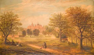 Aston Hall from the West, 1800-1900. Creator: J. Beardmore