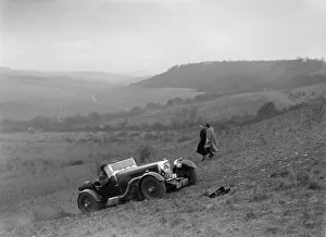 Aston Martin competing in the London Motor Club Coventry Cup Trial, Knatts Hill, Kent, 1938