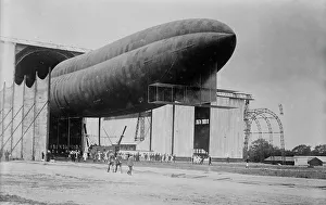 Dirigible Prints: Astra Torres, Airship, between c1910 and c1915. Creator: Bain News Service