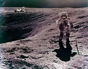 Charlie Collection: Astronaut Charles Duke at the Descartes landing site, Apollo 16 mission, April 1972