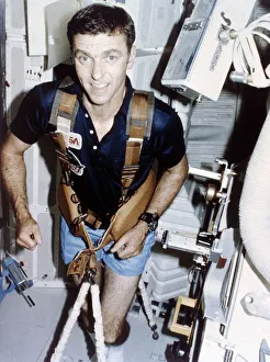 Astronaut Joe Engle, second Space Shuttle flight, November 1981. Creator: NASA Astronaut Joe Engle, second Space Shuttle flight, November 1981. Creator: NASA