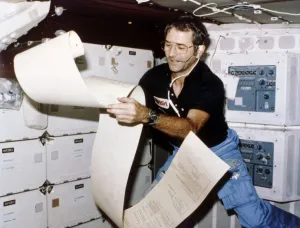 Astronaut Richard Truly, second Space Shuttle flight, November 1981. Creator: NASA