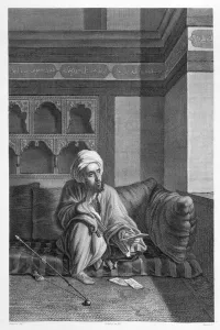 Pondering Prints: The Astronomer, 1822. Artist: Etienne Frederic Lignon