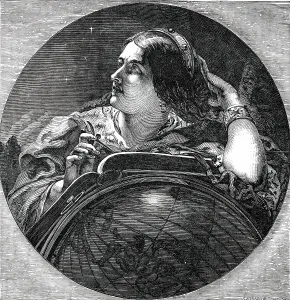 Stars Prints: Astronomy - painted by J. Sant, 1850. Creator: Unknown