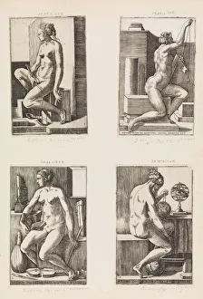 Astronomy, from The Seven Liberal Arts, plate 7, 1544. Creator: Monogrammist B