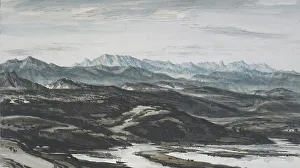 David Muirhead Bone Prints: Asturian Coast, c.1916. Creator: David Muirhead Bone