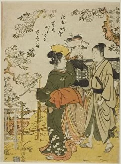 Yoke Gallery: Asuka no Suika, form the series 'Eight Scenes of Edo (Koto hakkei)', c. 1781