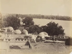 Asyut, View from the Mountain, c. 1870s -1880. Creator: Antonio Beato (British, c