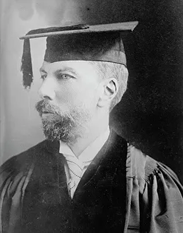 Degree Prints: A.T. Hadley in academic dress, 1910. Creator: Bain News Service