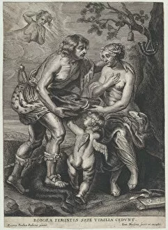Peter Paul Rubens Collection: Atalanta and Meleager, ca. 1640-70. Creator: Joannes Meyssens