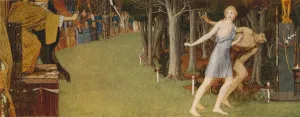 Studio Volume 84 Prints: Atalantas Race, 1922, (1923). Artist: John Dickson Batten