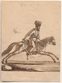 Hetman Prints: Ataman of Cossacks, 1818. Artist: Anonymous