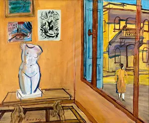 Dufy Prints: Atelier au torse, c1946. Creator: Dufy, Raoul (1877-1953)