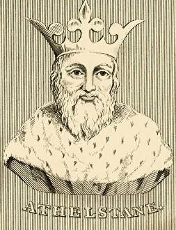 Athelstan Gallery: Athelstane, (c894- 939), 1830. Creator: Unknown