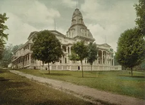 Chautauqua New York State United States Prints: Athenaeum Hotel, Chautauqua, New York, c1898. Creator: Unknown