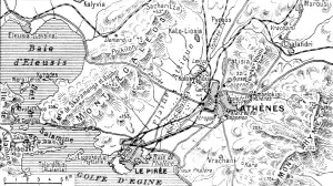 Athenes vue en avion; Athenes et son port le Piree, 1916. Creator: Unknown