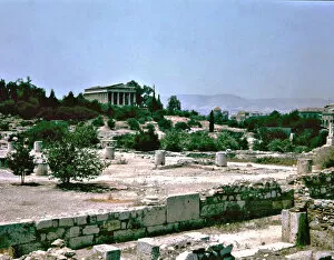 Athens, partial view of the agora