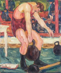 Weightlifting Prints: Athletes. Creator: Gosta von Hennigs
