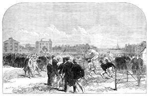 Jump Prints: Athletic sports by the Westminster scholars in their playground:the hurdle race