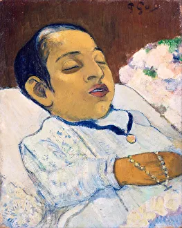 Paul Eugéne Henri 1848 1903 Prints: Atiti. Artist: Gauguin, Paul Eugene Henri (1848-1903)
