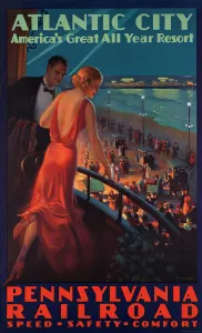 Atlantic City. America's Great All Year Resort. Pennsylvania Railroad, 1935. Creator: Eggleston; Edward Mason (1882-1941)