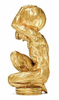 Atlas (hood ornament), 1915. Creator: Bugatti; Rembrandt (1884-1916)