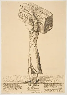 Skinny Prints: The Atlas of the Landed Interest, February 18, 1784. Creator: James Sayers