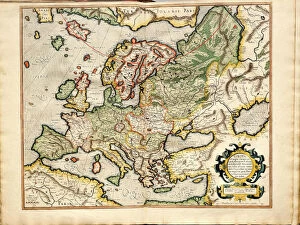 Atlas sive Cosmographicae Meditationes de Fabrica Mundi et Fabricati Fugura (Europe: Livonia, Russia Artist: Mercator)