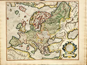 Muscovy Prints: Atlas sive Cosmographicae Meditationes de Fabrica Mundi et Fabricati Fugura (Europe: Livonia)