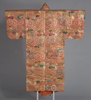 Gold Leaf Collection: Atsuita karaori (Noh Costume), Japan, late Edo period (1789-1868), 1801/25. Creator: Unknown