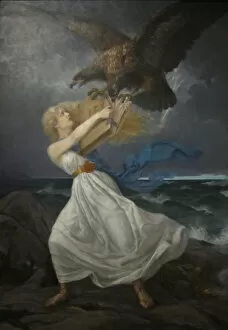 Symbolism Collection: The Attack, 1899. Artist: Isto, Edvard (1865-1905)