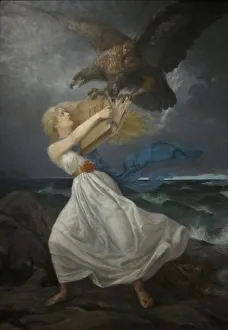 Symbolism Collection: The Attack, 1899. Artist: Isto, Edvard (1865-1905)