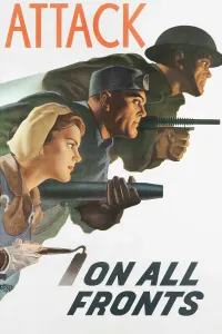 1942 Prints: Attack On All Fronts, 1942. Creator: Robers; Hubert (active 1940s)