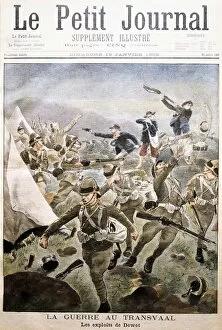 De Wet Gallery: Attack on the British encampment at Tweefontein, South Africa, Boer War, 1901 (1902)