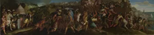 Battle Of Zama Gallery: The Attack on Cartagena, after 1566. Creator: Licinio, Giulio (1527-1591)