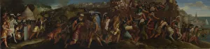 Battle Of Zama Gallery: The Attack on Cartagena, after 1566. Creator: Licinio, Giulio (1527-1591)