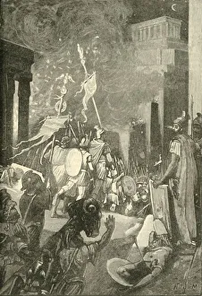 Tunisia Gallery: The Attack on the Citadel of Carthage, 1890. Creator: Unknown
