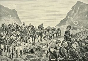 Afghans Gallery: Attack in the Kuram Valley, (1901). Creator: Richard Caton Woodville II