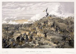 Malakoff Redoubt Prints: Attack on the Malakoff redoubt on 7 September 1855