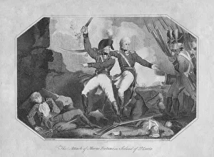 Taylor Prints: The Attack of Morne Fortune in Island of St. Lucia, 1804. Creator: J Taylor